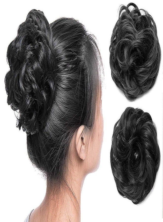 ORIBOX Hair Extension |Hair Extensions| Extension Hair | [PACK OF 1] Messy Bun Hair Extension for Women & Girls [NATURAL BLACK BUN ] - Image 3