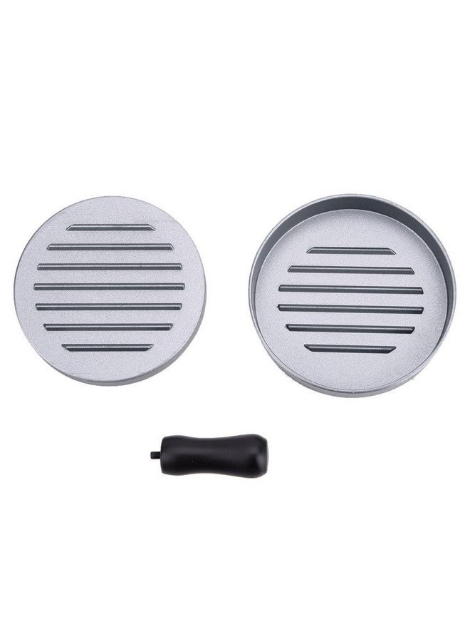 THW ضغط برجر تيكي باتي من THW® | قالب صنع باتي من الألمنيوم للبرجر المنزلي | قطر 4.5 بوصة، غير لاصق، قابل للتعديل في السماكة | مثالي للبرجر، الكعك والمقبلات | ضغط برجر يدوي - Image 4