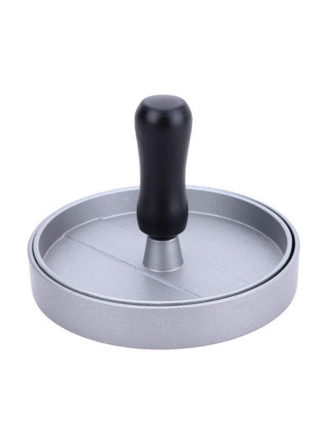 THW ضغط برجر تيكي باتي من THW® | قالب صنع باتي من الألمنيوم للبرجر المنزلي | قطر 4.5 بوصة، غير لاصق، قابل للتعديل في السماكة | مثالي للبرجر، الكعك والمقبلات | ضغط برجر يدوي - Image 1