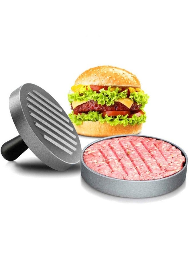 THW ضغط برجر تيكي باتي من THW® | قالب صنع باتي من الألمنيوم للبرجر المنزلي | قطر 4.5 بوصة، غير لاصق، قابل للتعديل في السماكة | مثالي للبرجر، الكعك والمقبلات | ضغط برجر يدوي - Image 3