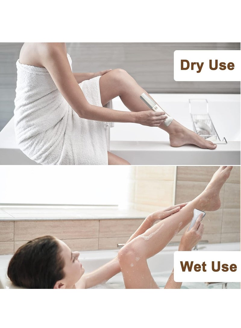 general 6 in 1 with LED Display Electric Razor for Women Wet & Dry Lady Shaver, Portable Waterproof Bikini Trimmer, Cordless Body Hair Removal for Face Nose Legs Underarms and Bikini Line - Image 5