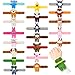 XIPEGPA 20 PCS Stuffed Animal Slap Bracelets Plush Animal Slap Bracelets Cute Wrist Slap Band Toy Bulk for Boys Girls Birthday Gifts Classroom Rewards Party Favors - Image 2
