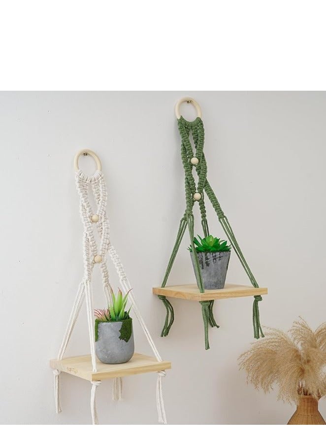 انتيكيانو "رف حائطي خشبي" - Image 1