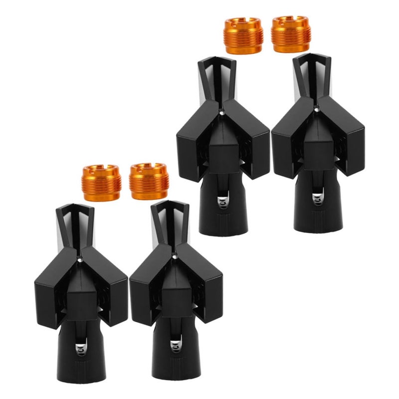 4 Pack Microphone Clip Stand Adapter U Shaped Spring Clamp For Table Desktop - Image 2