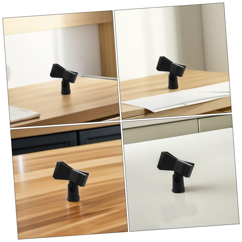 4 Pack Microphone Clip Stand Adapter U Shaped Spring Clamp For Table Desktop - Image 4