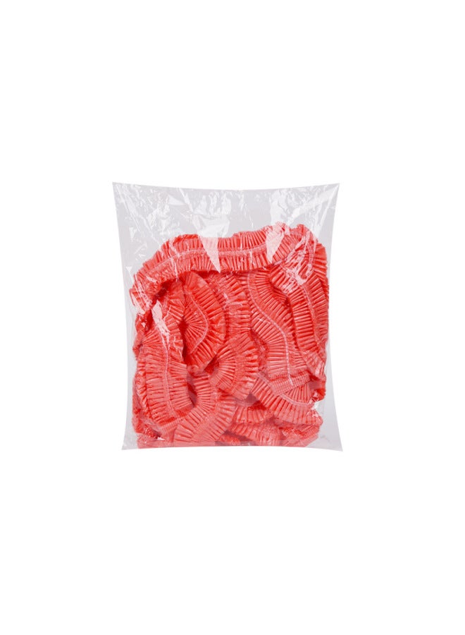 Elastic Table Cover Disposable Thickened Pe Transparent Tablecloth Waterproof And Oil-proof Non-washable Table Cloth Bunted Table Cover-Color:Red (pack Of 10)-Specifications:R120 Diameter Round Table Or 170 Inner Square Table With Length And Width - Image 5