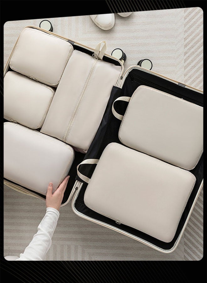 Joychic 6 Pcs packing cubes for suitcases Travel Cubes Packing Suitcase Organizer Bags Set Lightweight Essential Bag with Large Toiletries Clothes Shoes - Image 3