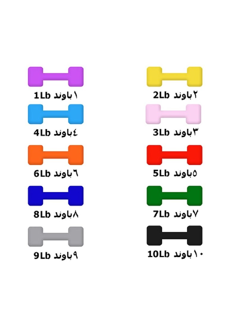 سبا كير سباكير دمبل اثقال 1 باوند - Image 2