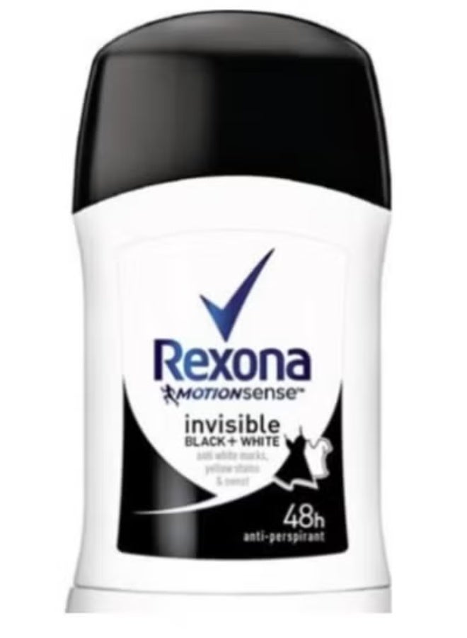 Rexona Two pieces of Rexona Antiperspirant Invisible Black & White 40ml - Image 2