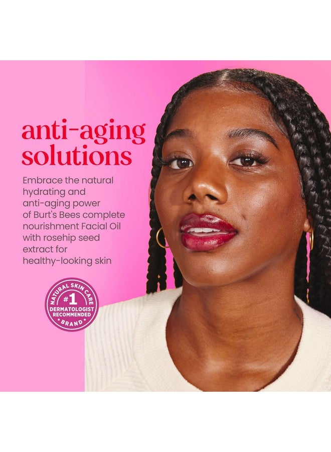 بيرتس بيز زيت الوجه Gua Sha من Burt's Bees مع مستخلص بذور ثمر الورد، يقلل من ظهور الخطوط الدقيقة والتجاعيد، يُستخدم مع بكرة الثلج وأدوات الوجه، للعناية بالبشرة من أصل طبيعي، 0.51 أونصة سائلة. - Image 4