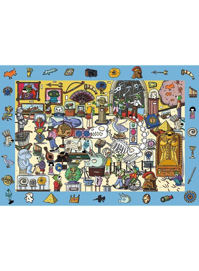 Trefl - Spy Guy: Museum The Treflik Family Puzzle 100 Pieces - 15595 - Image 1