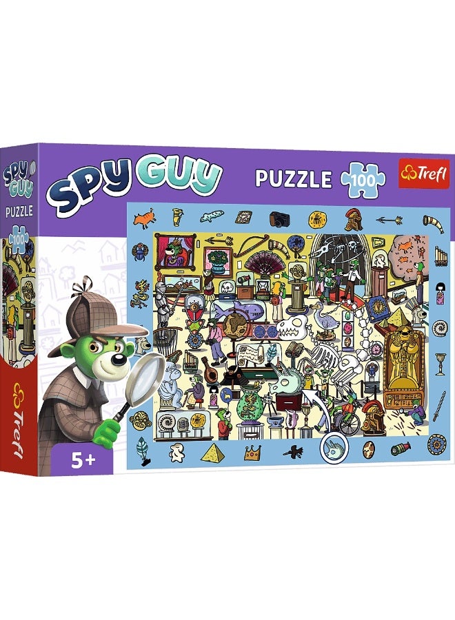 Trefl - Spy Guy: Museum The Treflik Family Puzzle 100 Pieces - 15595 - Image 2
