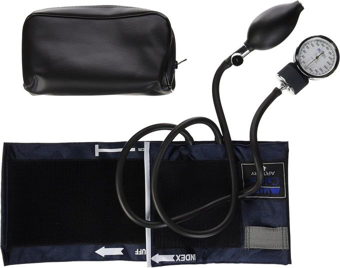 Mabis Aneroid Sphygmomanometer Adult Cuff Size 11 to 164 Professional Manual Blood Pressure Cuff with Zipper Case Caliber Series Adult Cuff - Image 2