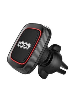 GO-DES GD-HD611 Car Air Vent Magnetic Phone Holder,360 Degree Rotation Mobile Car Mount Compatible with iPhone 14 Mini/iPhone 13/13 Pro / 13 Pro Max/iPhone 12 Series Black (Type A)  - Image 1