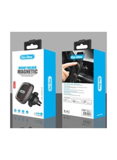 GO-DES GD-HD611 Car Air Vent Magnetic Phone Holder,360 Degree Rotation Mobile Car Mount Compatible with iPhone 14 Mini/iPhone 13/13 Pro / 13 Pro Max/iPhone 12 Series Black (Type A)  - Image 5