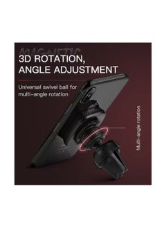 GO-DES GD-HD611 Car Air Vent Magnetic Phone Holder,360 Degree Rotation Mobile Car Mount Compatible with iPhone 14 Mini/iPhone 13/13 Pro / 13 Pro Max/iPhone 12 Series Black (Type A)  - Image 3