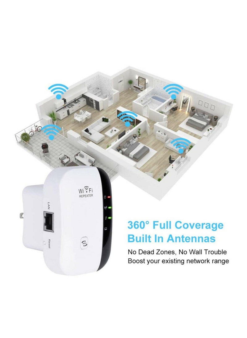 Y&D - Wifi Extender Signal Booster, The Newest Generation, Wireless Internet Repeater, Long Range Amplifier with Ethernet Port, Access Point, Easy to Use, Support 2.4g Wifi, Devices Can Be Used - Image 1