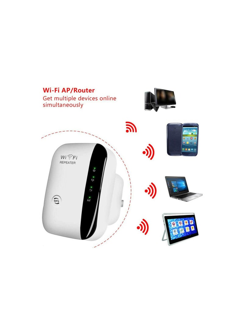 Y&D - Wifi Extender Signal Booster, The Newest Generation, Wireless Internet Repeater, Long Range Amplifier with Ethernet Port, Access Point, Easy to Use, Support 2.4g Wifi, Devices Can Be Used - Image 1