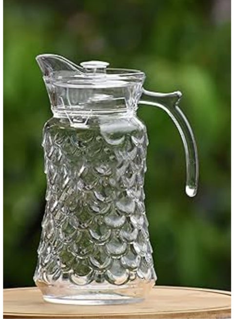 Glass jug/1.7L/plastic cover