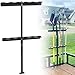 ELITEWILL Landscape Hand Tool Rack for Trailer Truck 6 Holes Long Handle Tool Storage Holder with Rubber Grommets Compatible With ShovelsRakesPickaxes and Other Straight Handle Tools - Image 2
