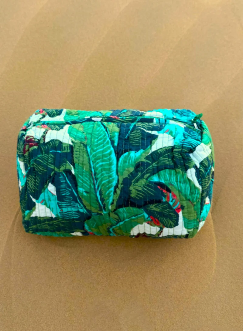 Tohfa Luxe TohfaLuxe Nira Handmade Block Printed Pouch