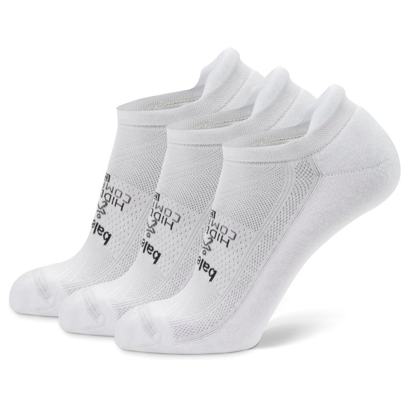 Balega Hidden Comfort Performance No Show Athletic Running Socks for Men and Women (3-Pack), White, X-Large - Image 1