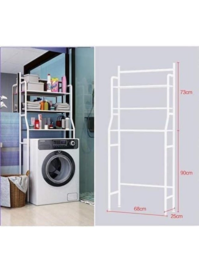 Washing Machine or Storage Shelves White, MTJ-WT-SRK4 - Image 4