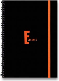 Elegance A5 Notebook Lined 160 Page Spiral
