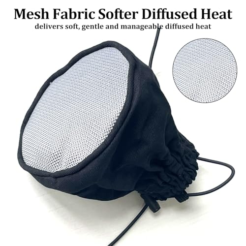 PKRFCJ Diffuser Sock for Hair Dryer Curly Hair, Foldable Travel Diffuser Hair Dryer Attachment, for Curly and Wavy Hair, Fits Most Standard Size Hair Dryers (Silver) - Image 4