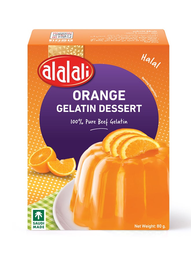 Al Alali Alali Gelatin Dessert- Orange (80G) - Image 1