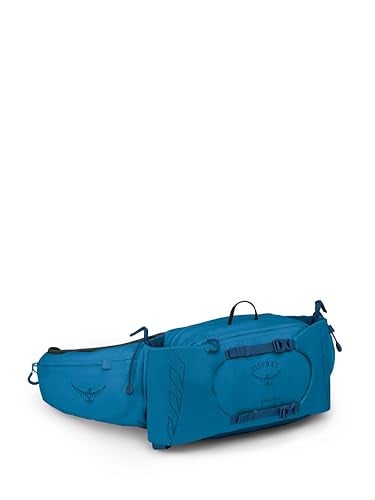 Osprey Talon 6L Mens Lumbar Hiking Waist Pack Fanny Pack with Water Bottle Holders Scoria BlueNight Shift Extended Fit - Image 1