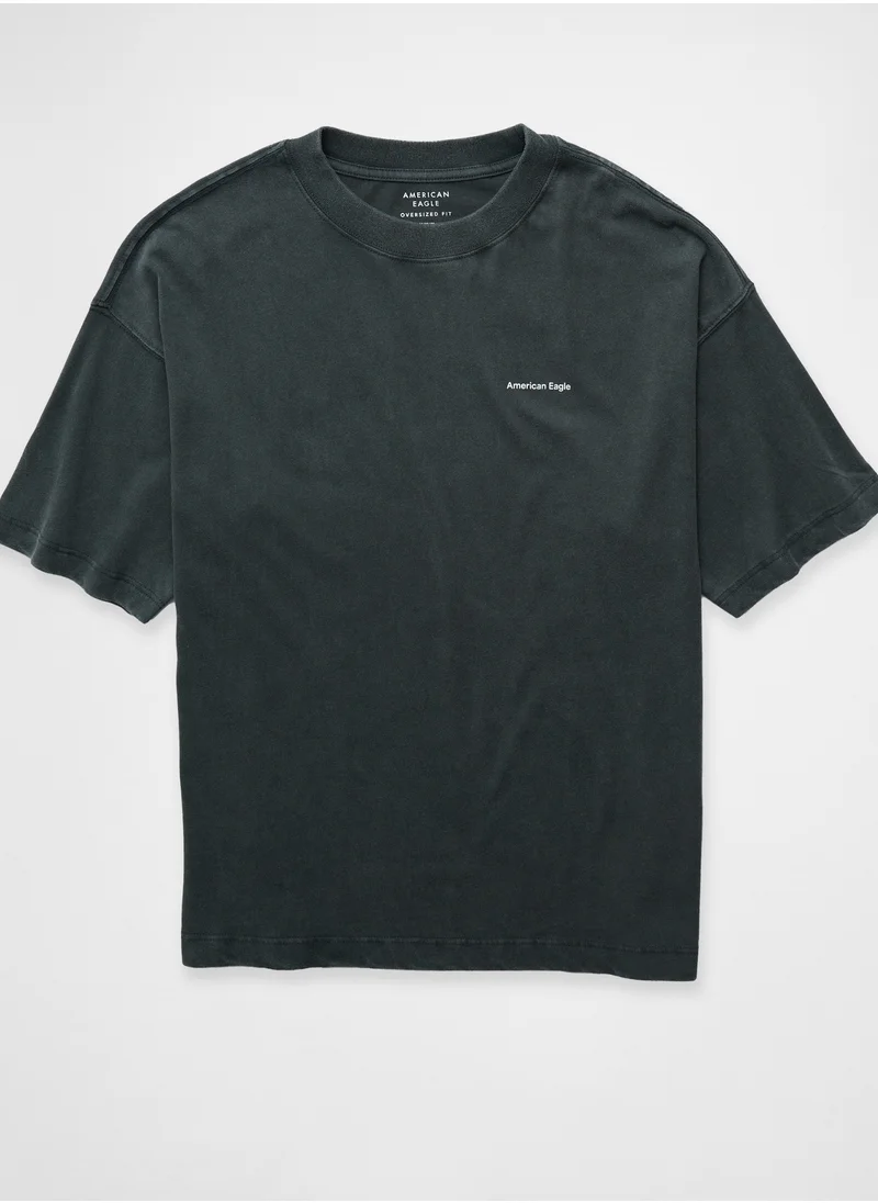 American Eagle AE Oversized Logo Graphic T-Shirt
