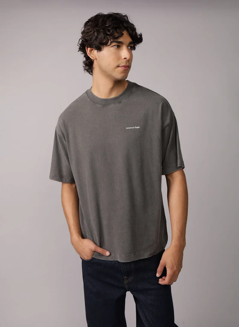 American Eagle AE Oversized Logo Graphic T-Shirt
