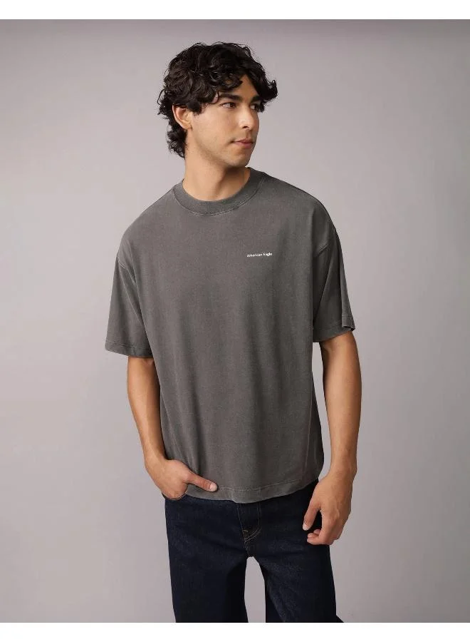 American Eagle AE Oversized Logo Graphic T-Shirt