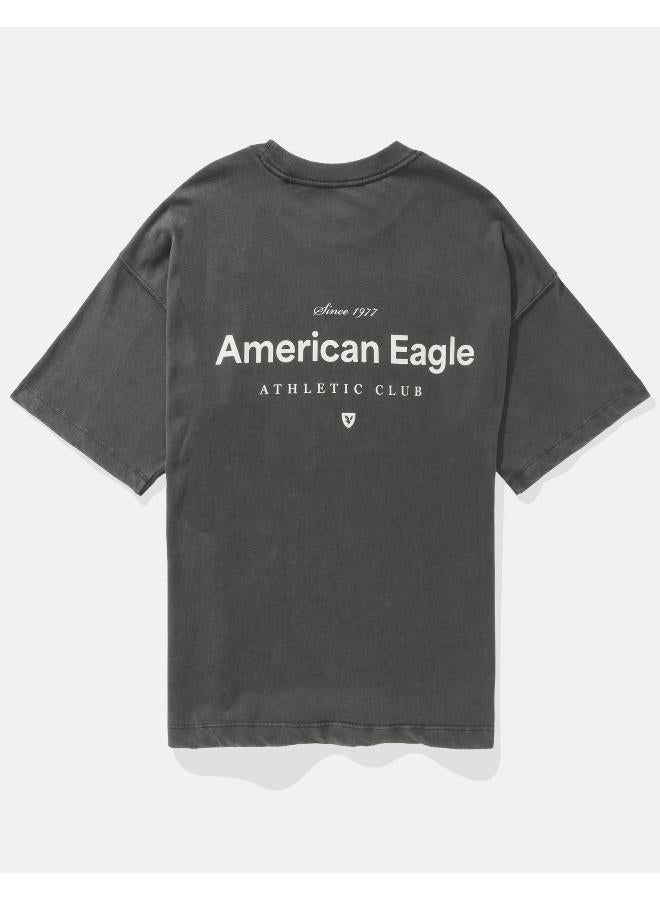 American Eagle AE Oversized Logo Graphic T-Shirt - Image 2
