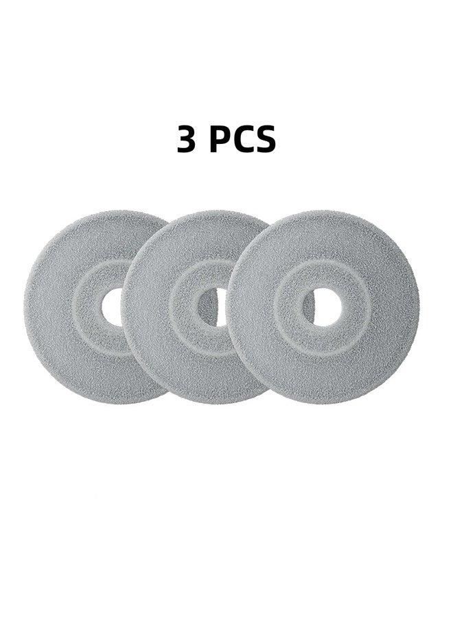 3 قطع مستديرة مسح قماش استبدال قطع الغيار فائقة الدقة الألياف القطن مسح لديها امتصاص قوي للماء - Image 1