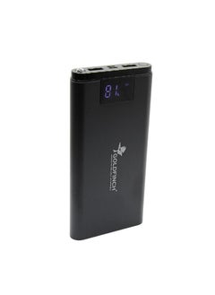 Goldfinch USB C Portable Power Bank 16000 mAh with 1 USB C Port and 2 USB A Ports for up to 15W Charging for iPhone, Android, AirPods, iPad, and More Black