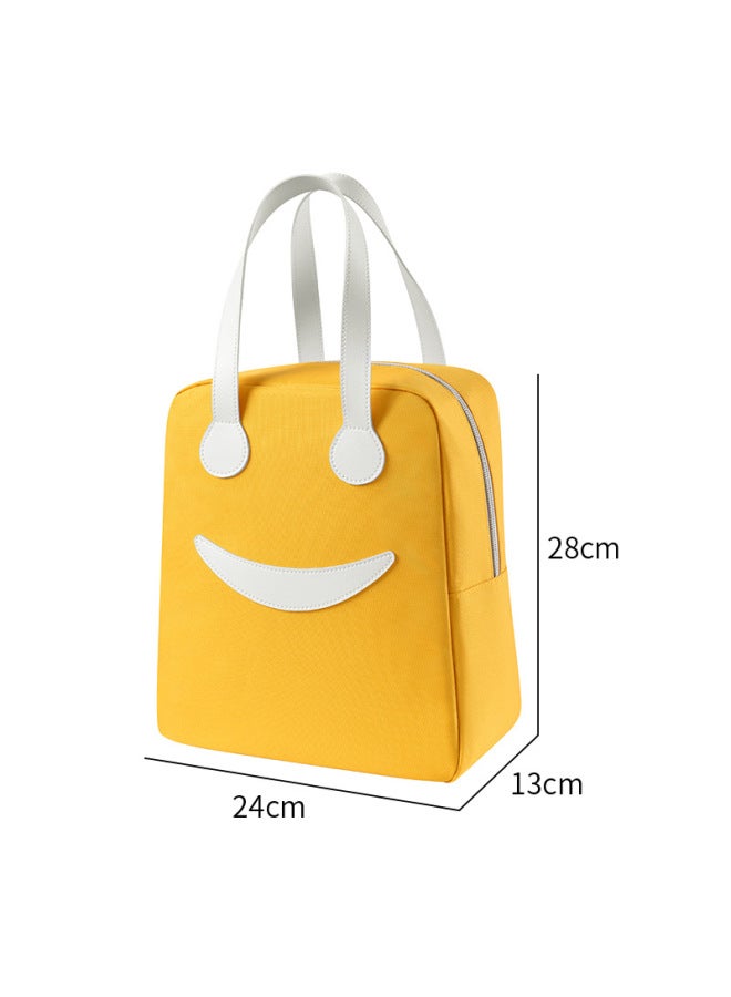 Beilian Portable Lunch Box Bag Large Capacity Insulated Lunch Bag Student Picnic Lunch Bag Oxford Cloth Lunch Bag