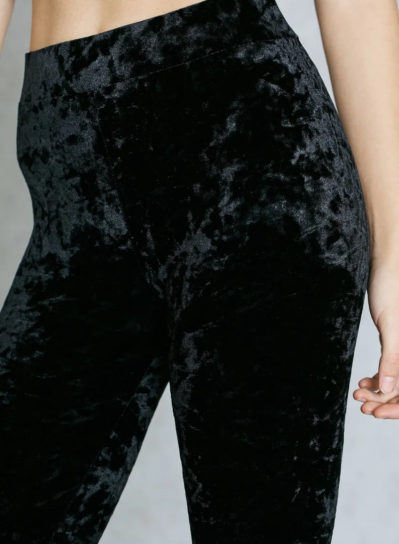 TOPSHOP Velvet Leggings