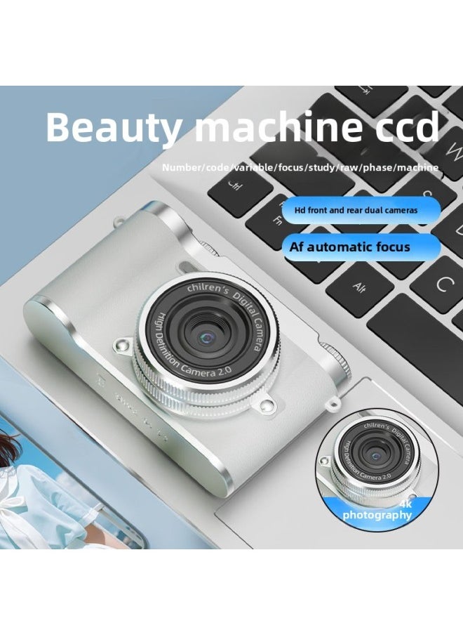 Generic High-definition Pixel Double Camera Ccd Retro Digital Camera Campus Student Entry Card Machine Geng Shou Shenzhen-Body Color:16g Memory Card  - Image 4