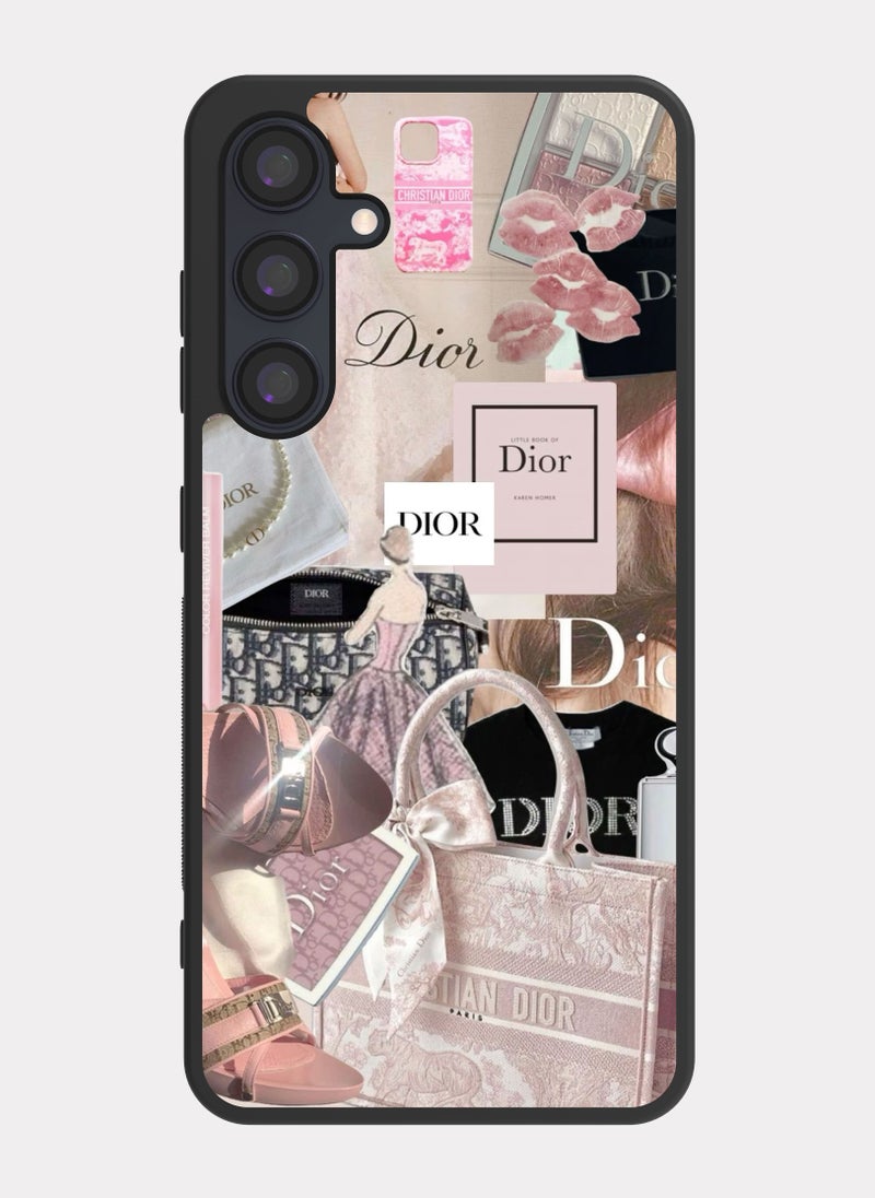 بكسلات كفر سامسونج جالكسي ايه 35 ديور ابيض وردي - Image 1