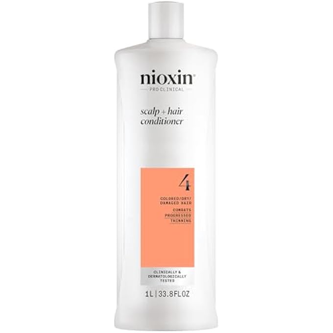 Nioxin SCALP THERAPY CONDITIONER, SYSTEM 4 (COLOR TREATED HAIR/PROGRESSED THINNING), 33.8 FL OZ - Image 1