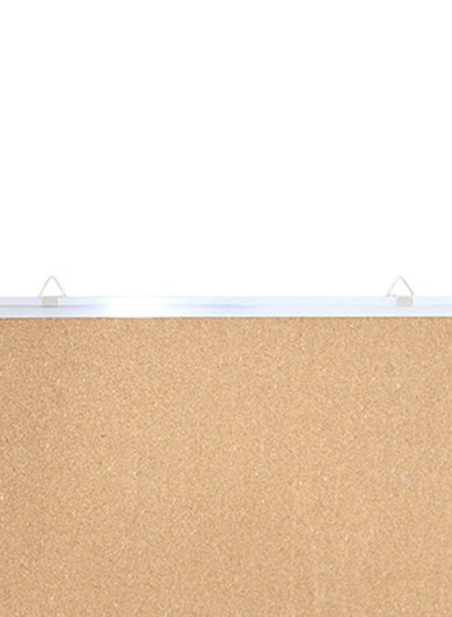 Generic Framed Bulletin Board Beige/Silver  - Image 2