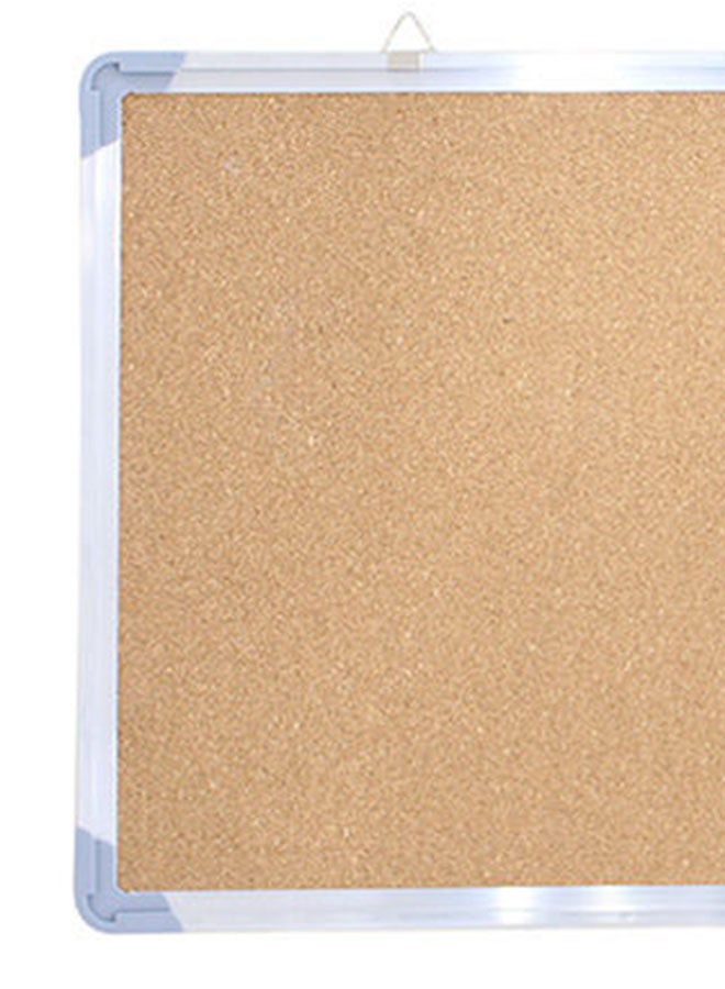 Generic Framed Bulletin Board Beige/Silver  - Image 4