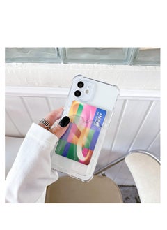 Generic Clear Case for Samsung Galaxy Note 9 Samsung Galaxy Note 9 Shockproof Corners with Card Holder – Card Holder – TPU Wallet Case for Samsung Galaxy Note 9 Clear  - Image 2
