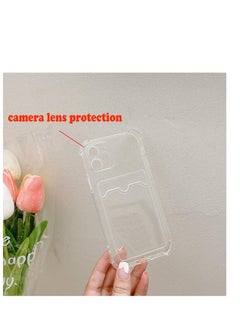 Generic Clear Case for Samsung Galaxy Note 9 Samsung Galaxy Note 9 Shockproof Corners with Card Holder – Card Holder – TPU Wallet Case for Samsung Galaxy Note 9 Clear  - Image 3