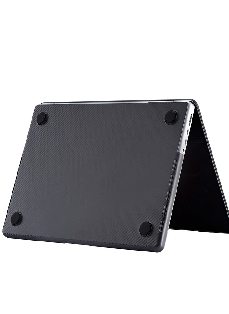 Generic - Carbon fiber case Compatible with MacBook Air 13-inch A2337 / A2179 / A1932 - Space grey - Image 1