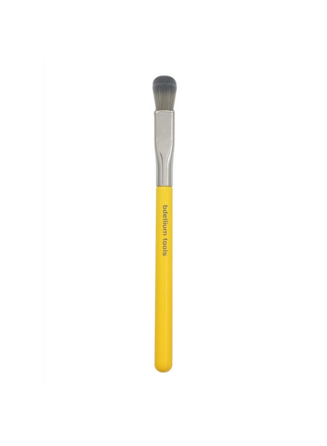 Bdellium Tools Professional Makeup Brush Studio Series 792 Eye Double Dome Blender With Soft Synthetic Fibers For Effortless Application And Blending (Yellow 1Pc) - Image 1