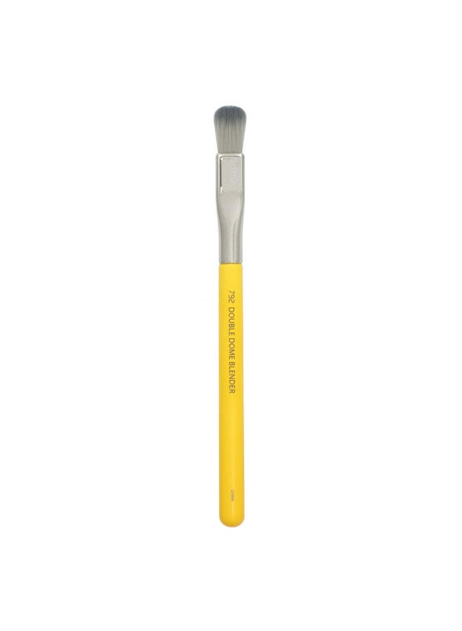 Bdellium Tools Professional Makeup Brush Studio Series 792 Eye Double Dome Blender With Soft Synthetic Fibers For Effortless Application And Blending (Yellow 1Pc) - Image 3