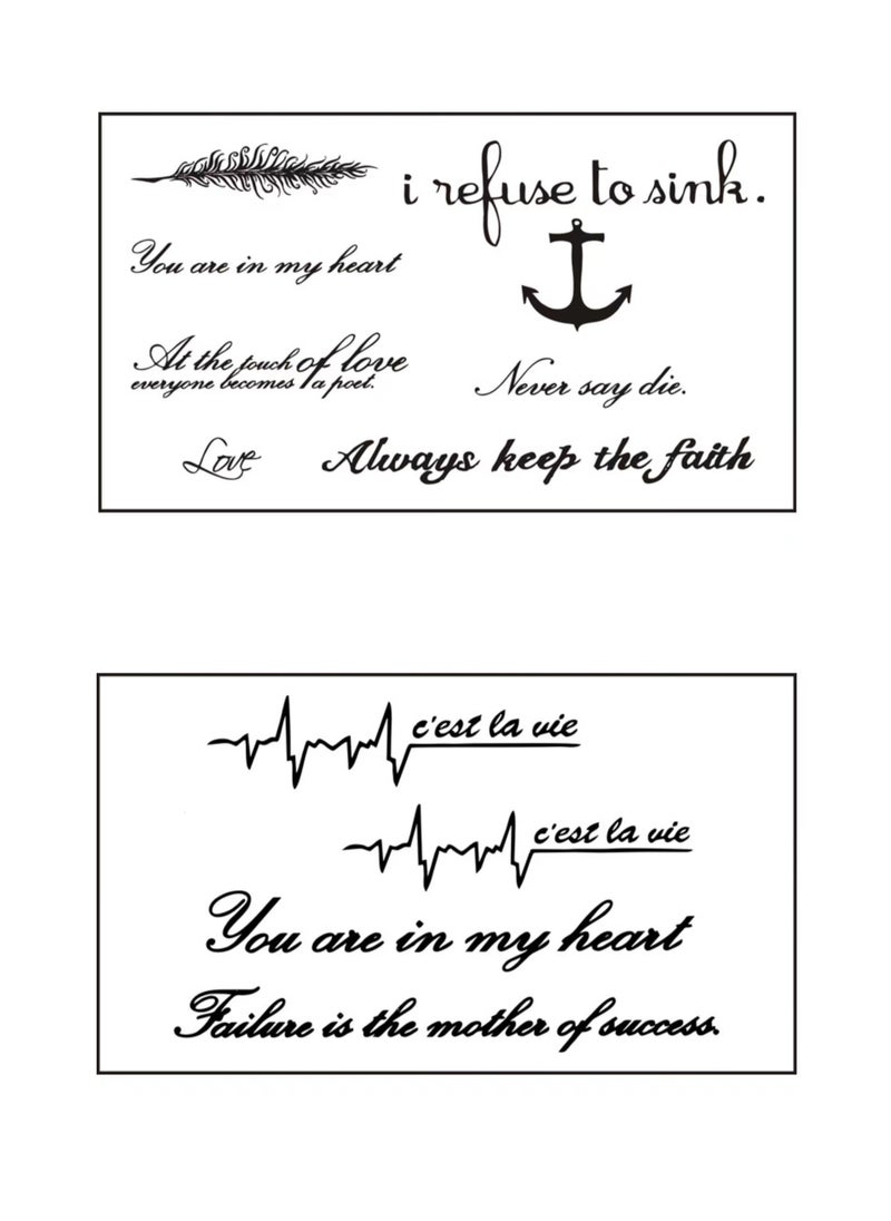 Generic Temporary waterproof tattoo stickers  - Image 2